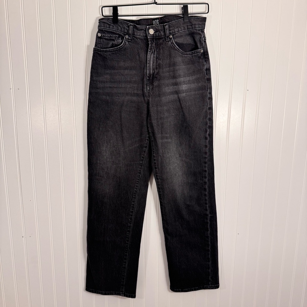 BDG Urban Outfitters Black Denim Stretch Cowboy Jeans Size 29 - Picture 2 of 11